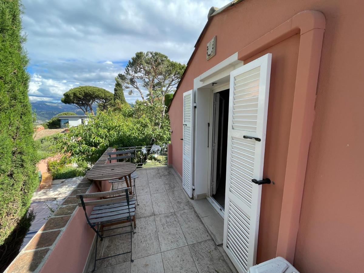 Chambre D'Hotes Duplex Le Petit Mas Nicois De La Villa Rose Nizza Exterior foto