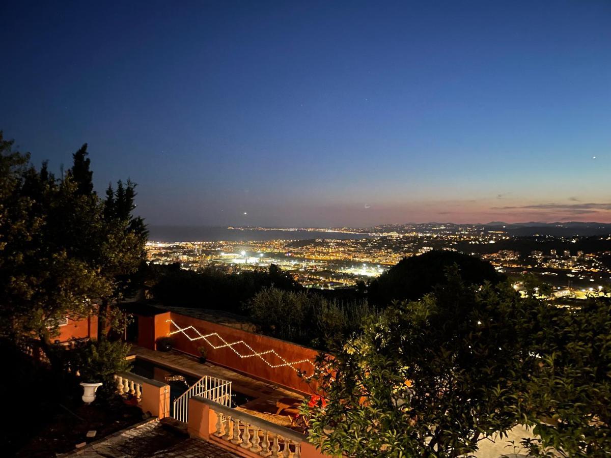 Chambre D'Hotes Duplex Le Petit Mas Nicois De La Villa Rose Nizza Exterior foto