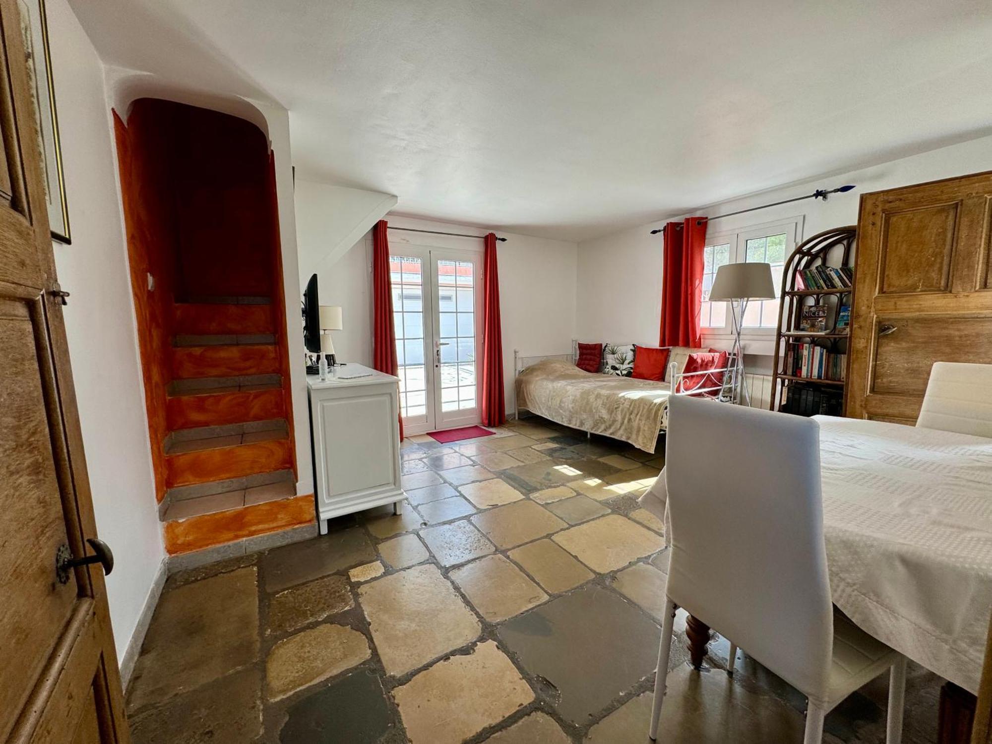 Chambre D'Hotes Duplex Le Petit Mas Nicois De La Villa Rose Nizza Exterior foto
