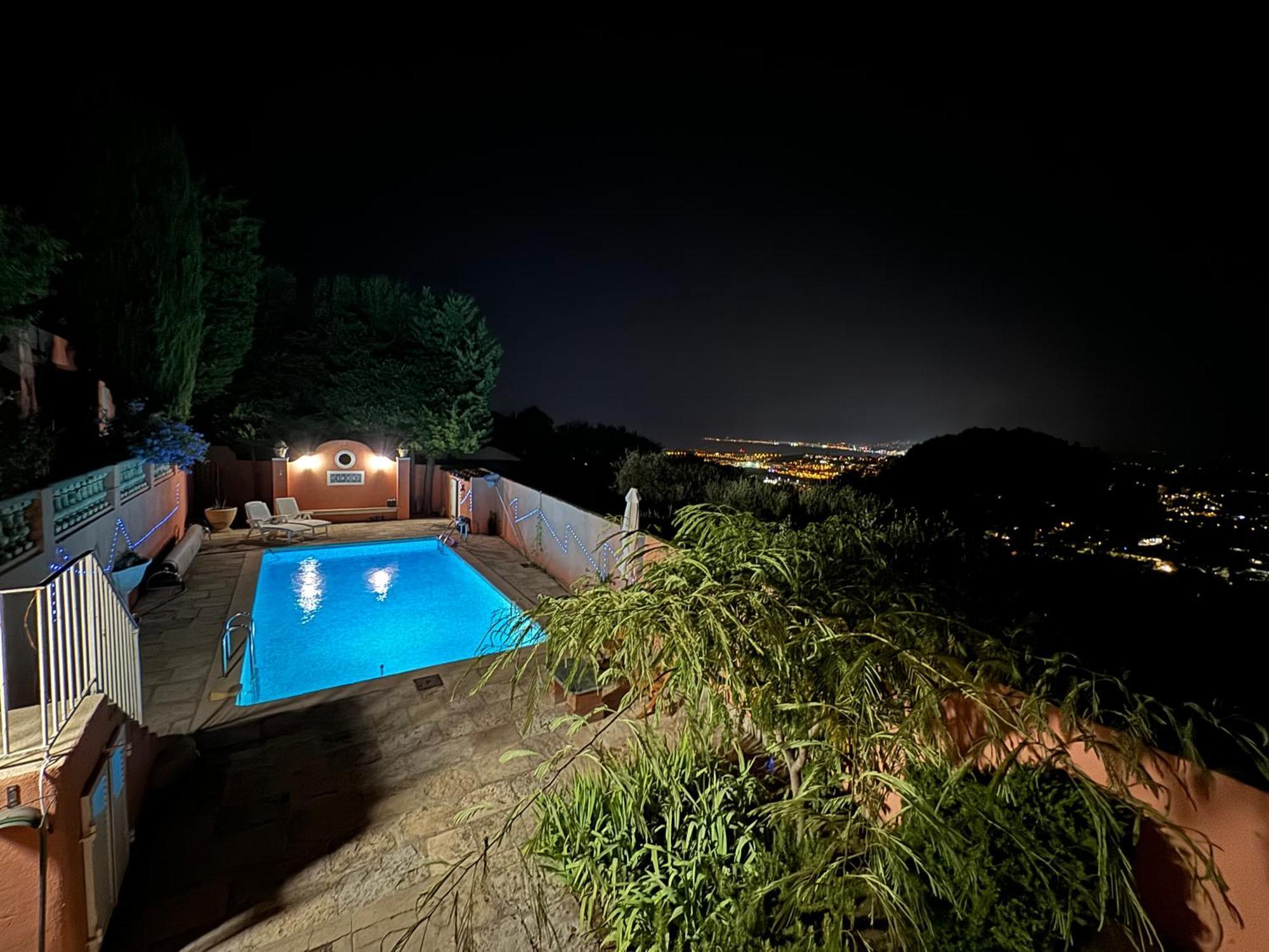 Chambre D'Hotes Duplex Le Petit Mas Nicois De La Villa Rose Nizza Exterior foto